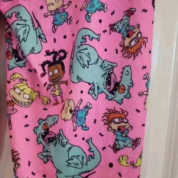 Nickelodeon Rugrats Women's Pink Poly/Spandex Pajama Pants - Picture 12 of 12